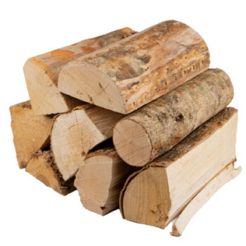 Kiln Dried Ash Logs Stacked | Boyle's Solid Fuels