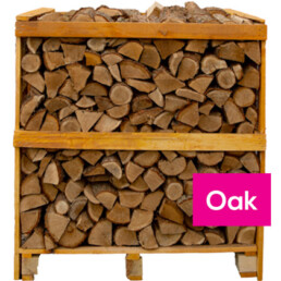 Crate of Oak Kiln Dried Logs | Boyle's Solid Fuels